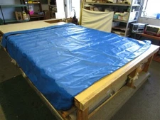 BOATER SPORTS 509-BLA BIMINI TOP WITH BOOT BLUE 4 BOW MARINE BOAT