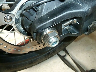 ZERO MOTORCYCLE DSR 2014-2020 Hinterachse Flanschmutter Titanium GR5 Rostfrei