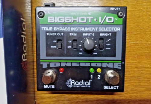 Radial Big Shot I/O Box Instrument Selector