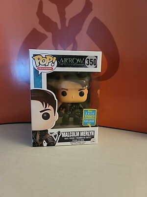 Figura Funko Pop Malcolm Merlyn - Serie Arrow TV, Edición Exclusiva SDCC 2016, Vinilo, 10 Cm
