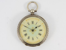 935 Silver Jb86 Ladies Pocket Watch 36mm