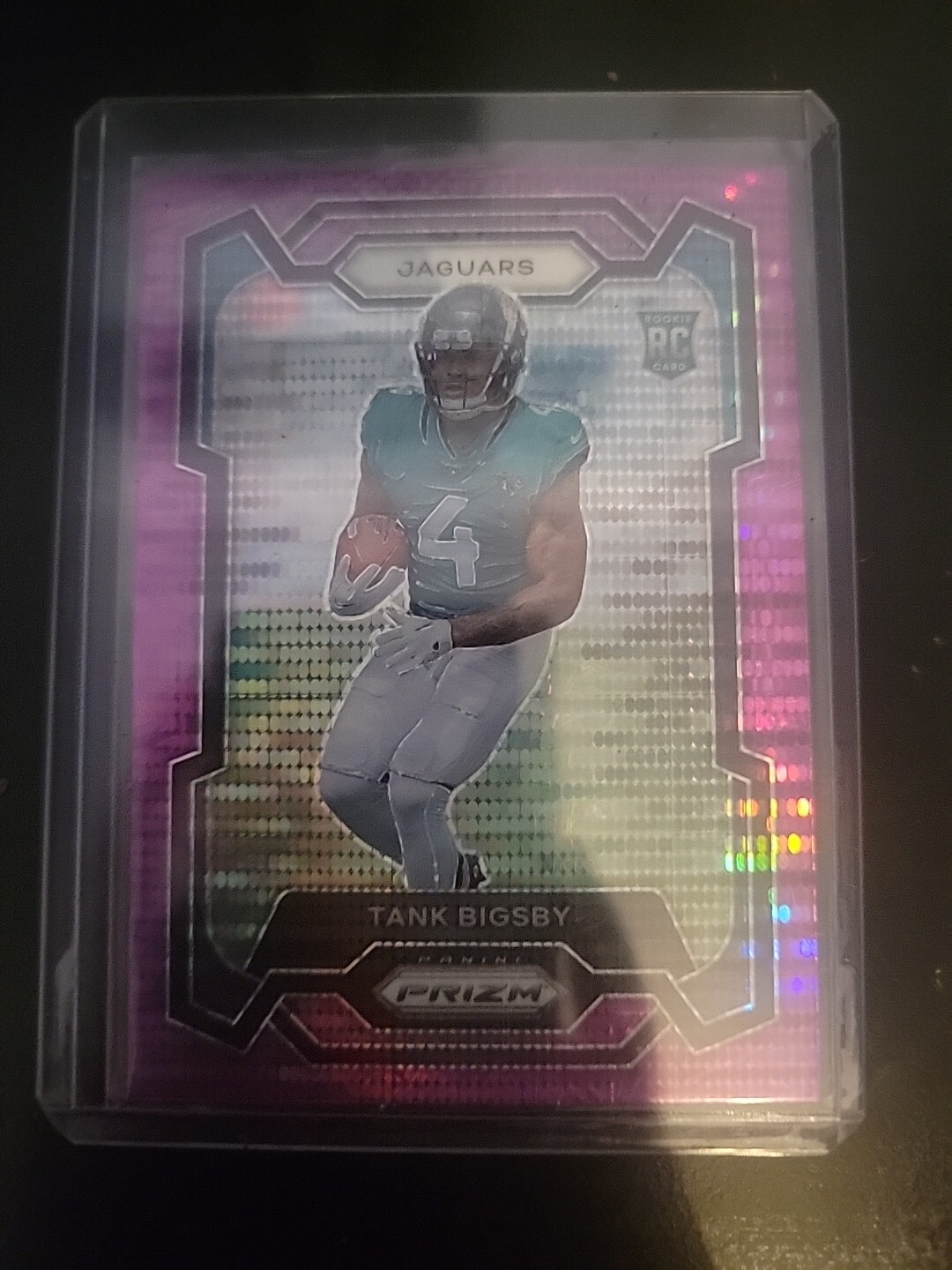 2023 Panini Prizm - Rookies Purple Pulsar Prizm #348 Tank Bigsby (RC)