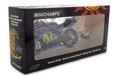 MINICHAMPS 1:12 VALENTINO ROSSI MODELLINO MOTO YAMAHA M1-YZR