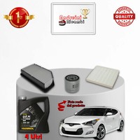 Wartungsset 3 Filter Und ÖL Hyundai Veloster 1.6 MPI 97KW 132PS Ab 2011