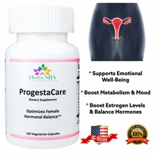 NATURAL PROGESTERONE PRODUCTION SUPPLEMENT, 120 Capsules MACA root, Black COHOSH
