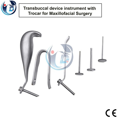 Transbuccal device instrument with Trocar for Maxillofacial Surgery Premium - Picture 5 of 5