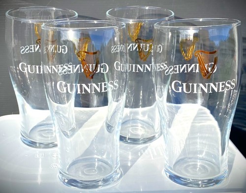 Guinness Pint Glass x 4 - Tulip - 20oz - Brand New - M25 - Picture 4 of 9
