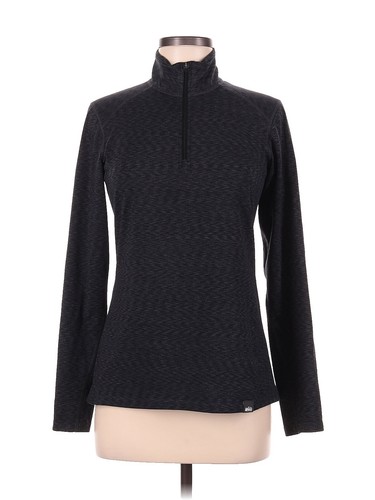 REI Woman's Sz S 1/4 Zip Hiking Long Sleeve Thumbhole Polyester