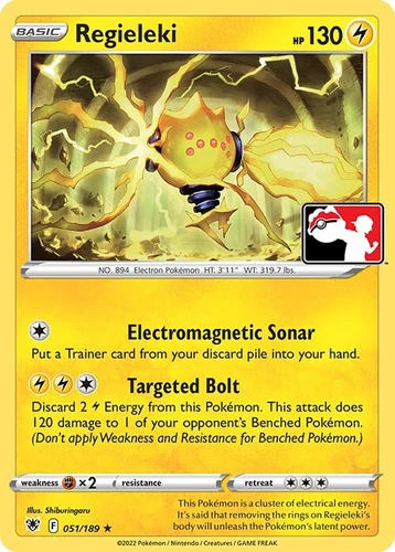 Regieleki 051/189 Prize Pack Series Cards