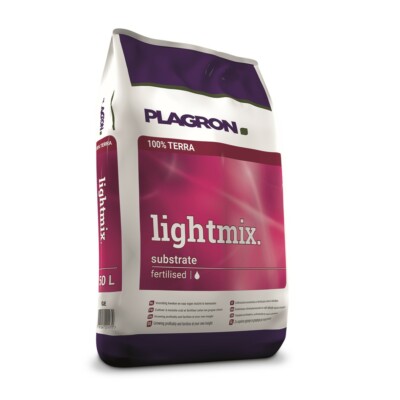 Plagron Light Mix 50 L + Terra Grow + Terra Bloom Erde Dünger Set