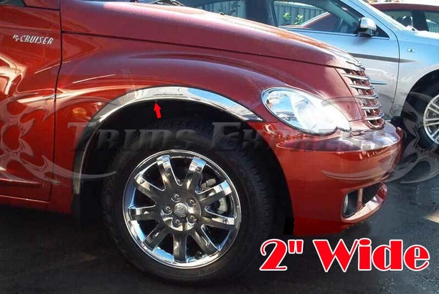 for: 2001-2010 Chrysler PT Cruiser Fender Trim Molding Stainless