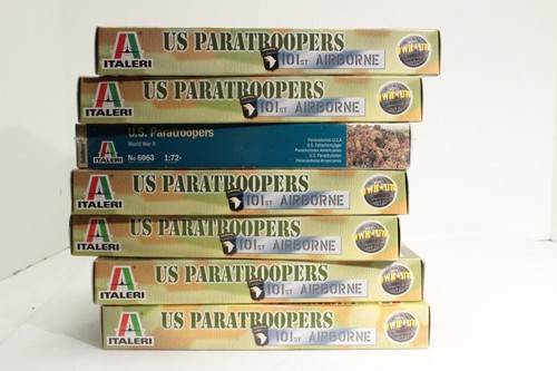 Italeri 1/72 Scale US Paratroopers 101st Airborne Figures 50 Pieces  Kit 6063 - Picture 8 of 8