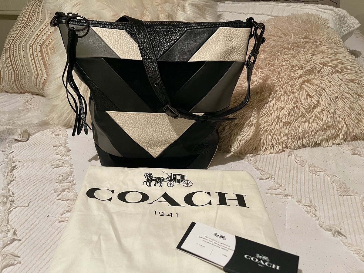 Coach Patchwork Duffle Bucketbag, 100% Genuine Leather, $650 | eBay