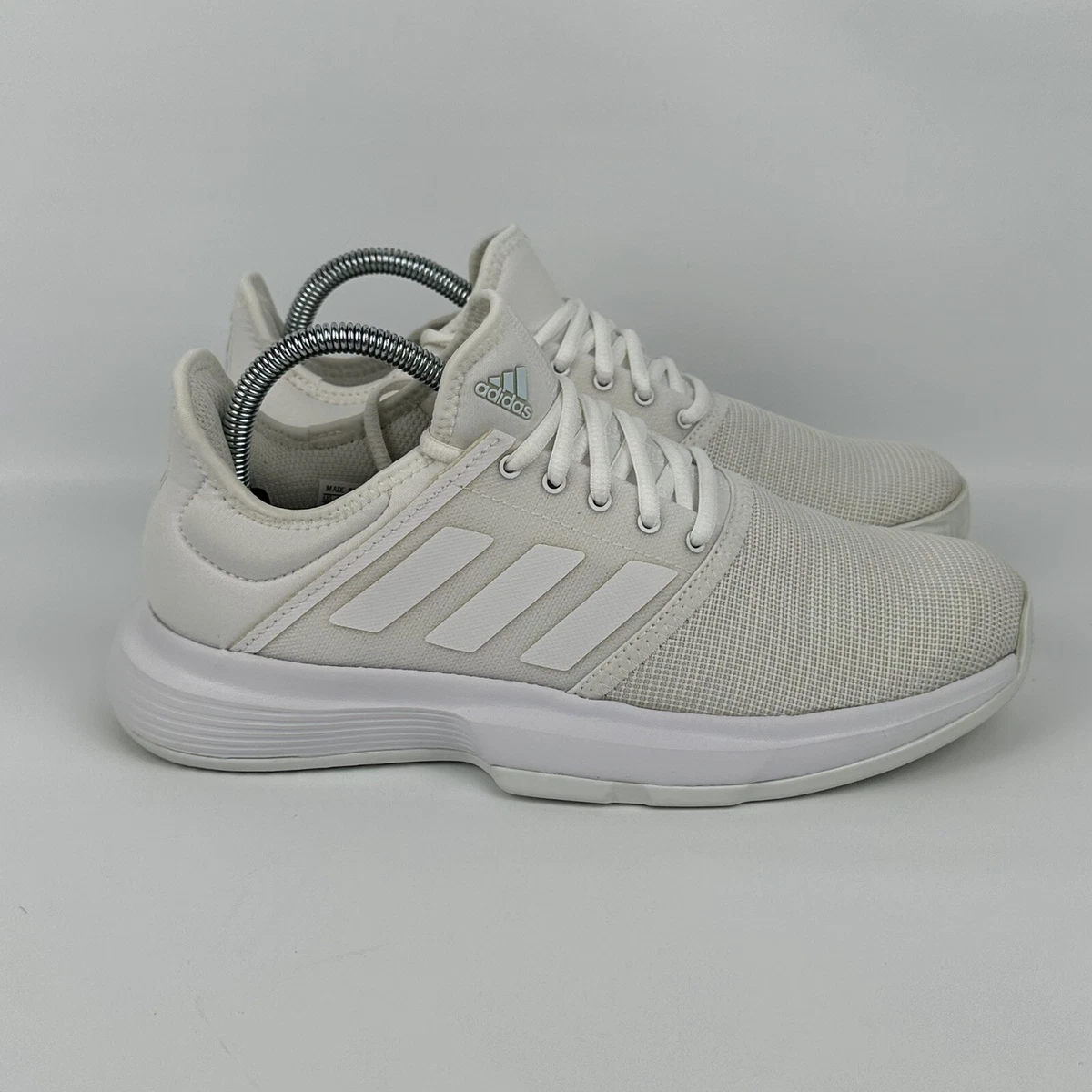 Adidas GameCourt Sneakers Shoes Cloud White Blue Tint EE3813 Women s Size 9
