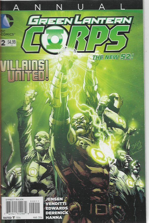GREEN LANTERN CORPS ANNUAL (2011) #2 - NEW 52 - Back Issue (S)