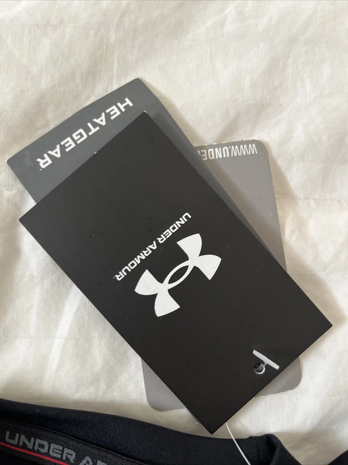 Under Armour Heat Gear Short Sleeve T Shirt Youngster Boys Baselayer Tee Youth S - Image 3 of 4