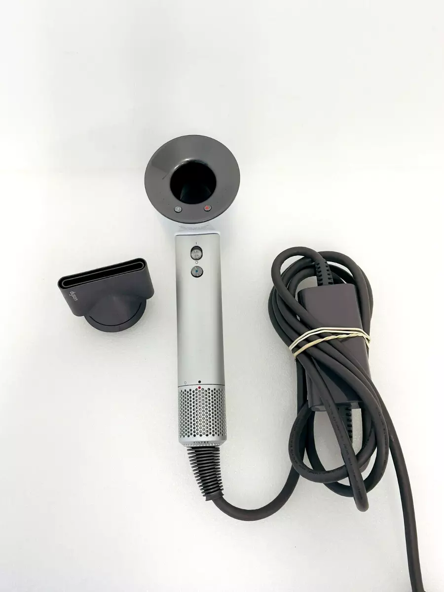 Dyson Supersonic Hair Dryer HD01 White/Silver plus Concentrator (USED)