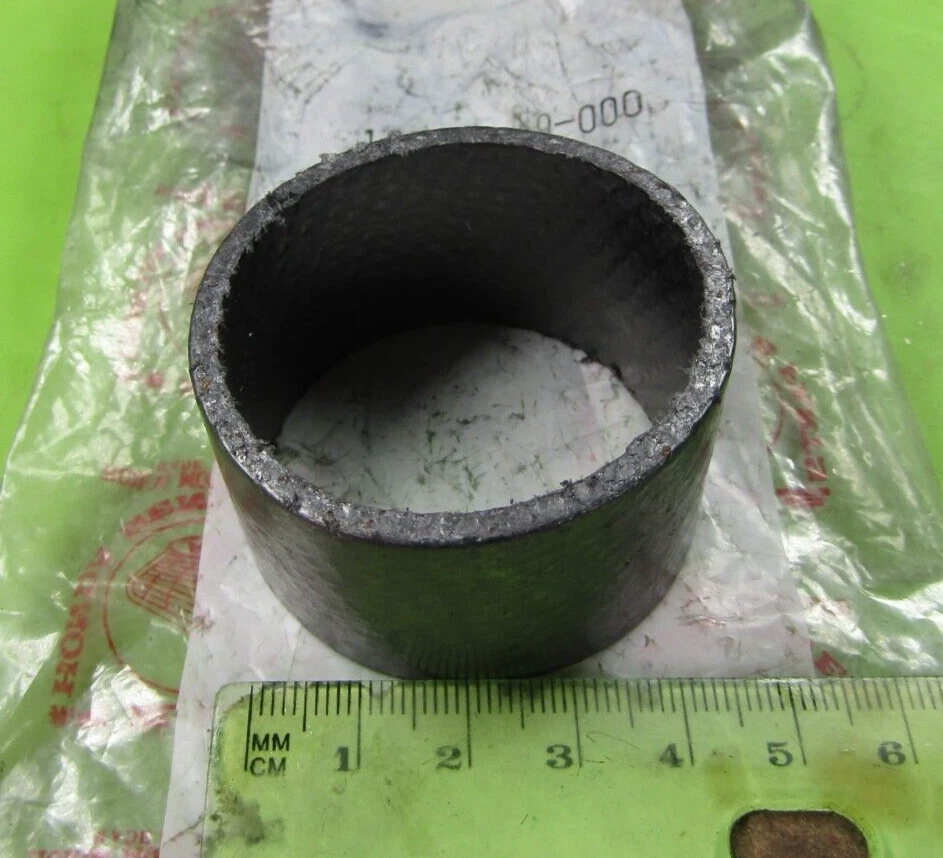 Exhaust Muffler Gasket Seal Honda 1979-1982 CX 500 C🔥OEM🔥NOS p/n 18392-449-000 - Image 2 of 4