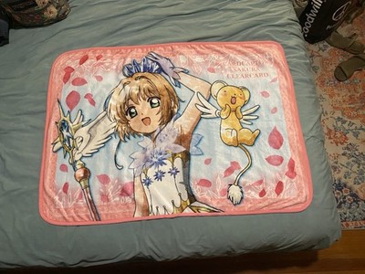 JAPAN Exclusive ~ Sakura Cardcaptor Fleece Throw Blanket ~ Y2K 90s Anime