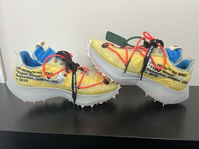 Nike x Off-White Vapor Street Tour Yellow 2019 Men s 7.5  CD8178 700