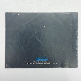 MANUAL ONLY Nintendo NES Slalom TM* 1986 RARE, LTD Japan GC SHIPS FREE