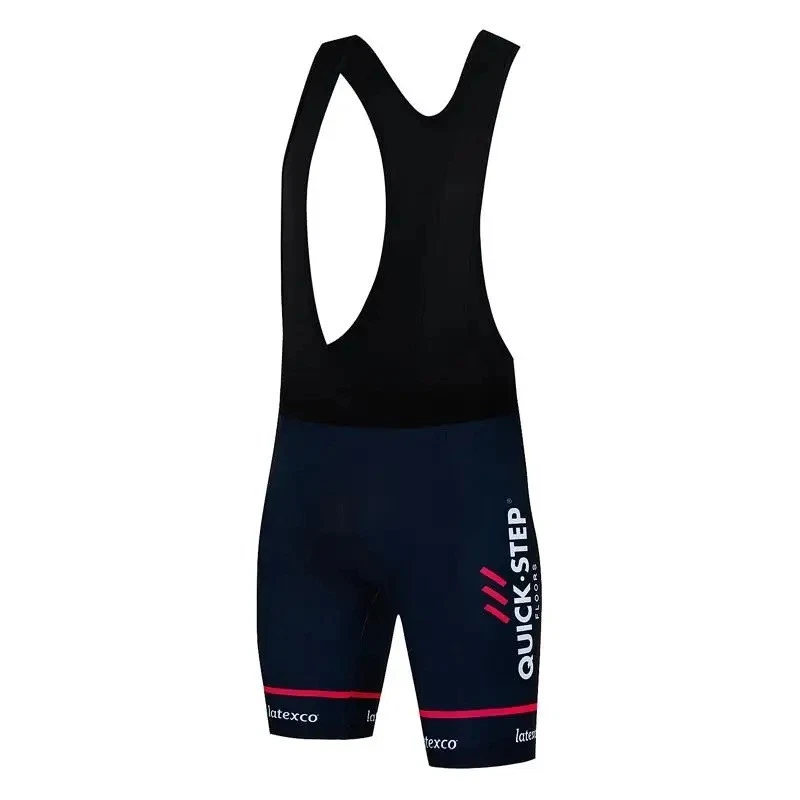 Quick Step Cycling Bib Shorts Mens 19D Padded Road Bike Riding Tights Bicycle