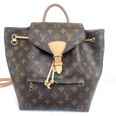 Louis Vuitton Montsouris Backpack Brown Canvas Monogram