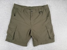 Boy Scouts Shorts Youth Extra Large Green Switchbacks NO LEGS Polyester 36x8