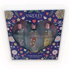 yardley London luxury body wash collection Christmas gift set 3x 100ml floral