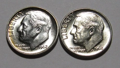 1962-D Roosevelt Dime — photo from another recent sale