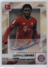 2020-21 Topps Chrome Bundesliga Chrome Auto Alphonso Davies #BCA-ADA