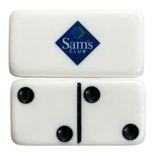 Marblelike Dominoes Puremco Extra Thick Rare HTF Sam's Club Logo Box Set