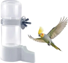 Automatic Bird Water Dispenser Hanging Drinker Feeder Fountain for Parrots