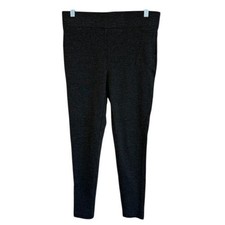 Loft Women's Heather Charcoal Gray Pull on Leggings Size MD