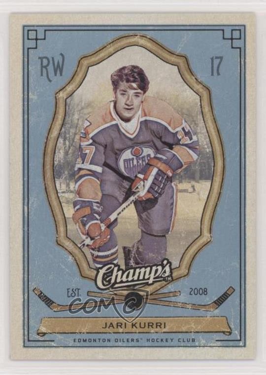 2009-10 Upper Deck Champ's Jari Kurri #43 HOF n1u