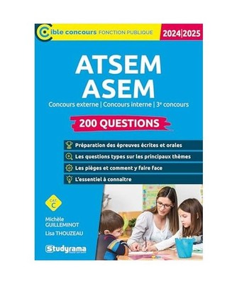 ATSEM/ASEM   200 questions [Catégorie C   Concours 2024-2025]: Concours ext