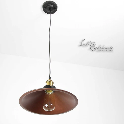 Lámpara Colgante De Comedor Vintage Diseño Industrial Negro E27 - Imagen 4 de 8