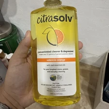 CitraSolv Natural Cleaner and Degreaser, Valencia Orange, 16 Fluid Ounce