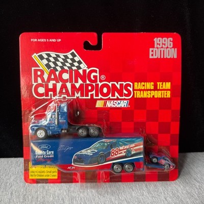 1996 Racing Champions Dale Jarrett #88 Ford Quality Care Racing Team Transporter
