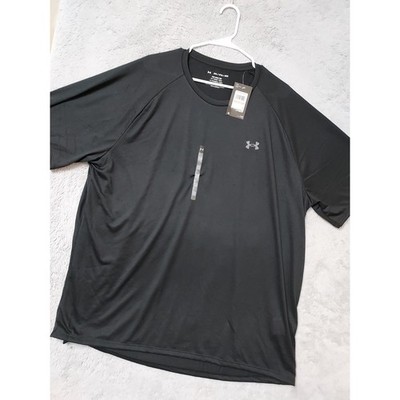 NEW Under Armour Shirt Mens 3XL Tech Tee 2.0 Short Sleeve Athletic Black Jersey