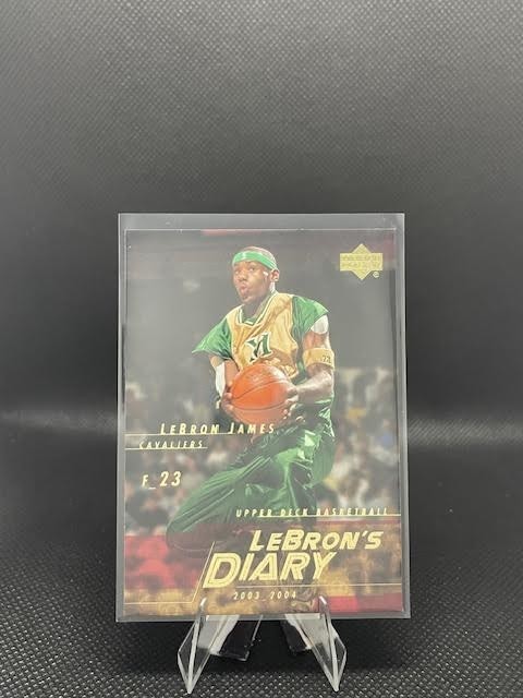 2003-04 Upper Deck LeBron James LeBron's Diary RC #LJ4 Cleveland Cavaliers