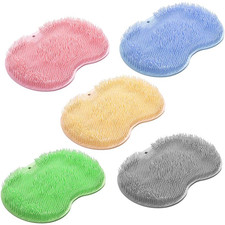 Exfoliating Shower Massage Scraper, Non-Slip Silicone Body Brush for Spa Bath