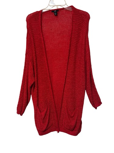 Red H&M Knit Cardigan - Picture 3 of 6