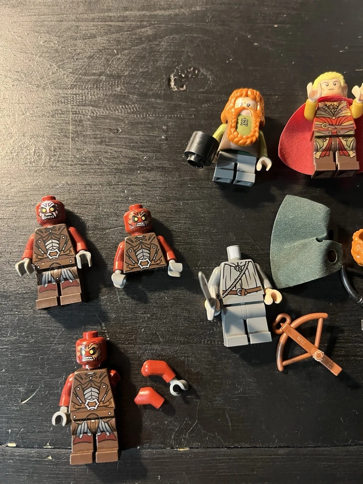 Lego Lord Of The Rings Minifigure Lot - Aragorn - Nazgûl - Uruk-Hai - & More - Image 2 of 4