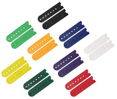 PENTA ANGEL 9 Pairs Plastic Snapback Strap with 7 Holes 2*7.9cm, 9 Colors 