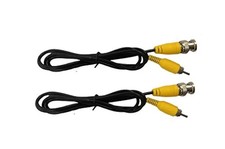 2Packs 1M 3Feet BNC to RCA Connector Cable for Surveillance CCTV Camera...