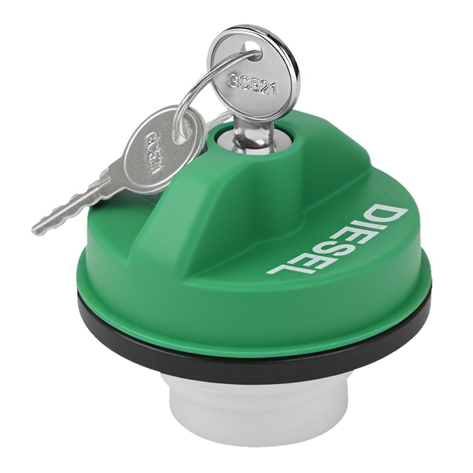 High Quality Locking Diesel Fuel Cap For Chevy Silverado 2500HD 3500HD Vehicles thumbnail 3