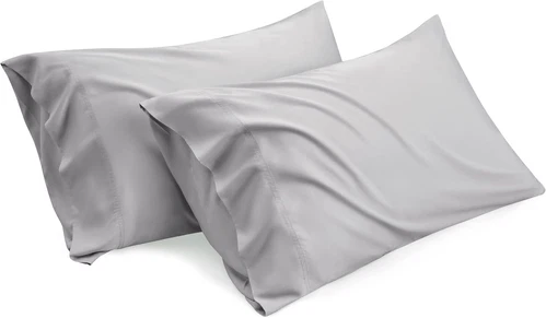 Bedsure Pillow Cases Queen Size Set of 2, Rayon Derived from Bamboo Cooling Pill