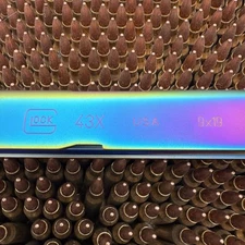 Glock 43X Factory OEM Rainbow PVD Stripped Slide Fit Model 43 or 48 NEW USA