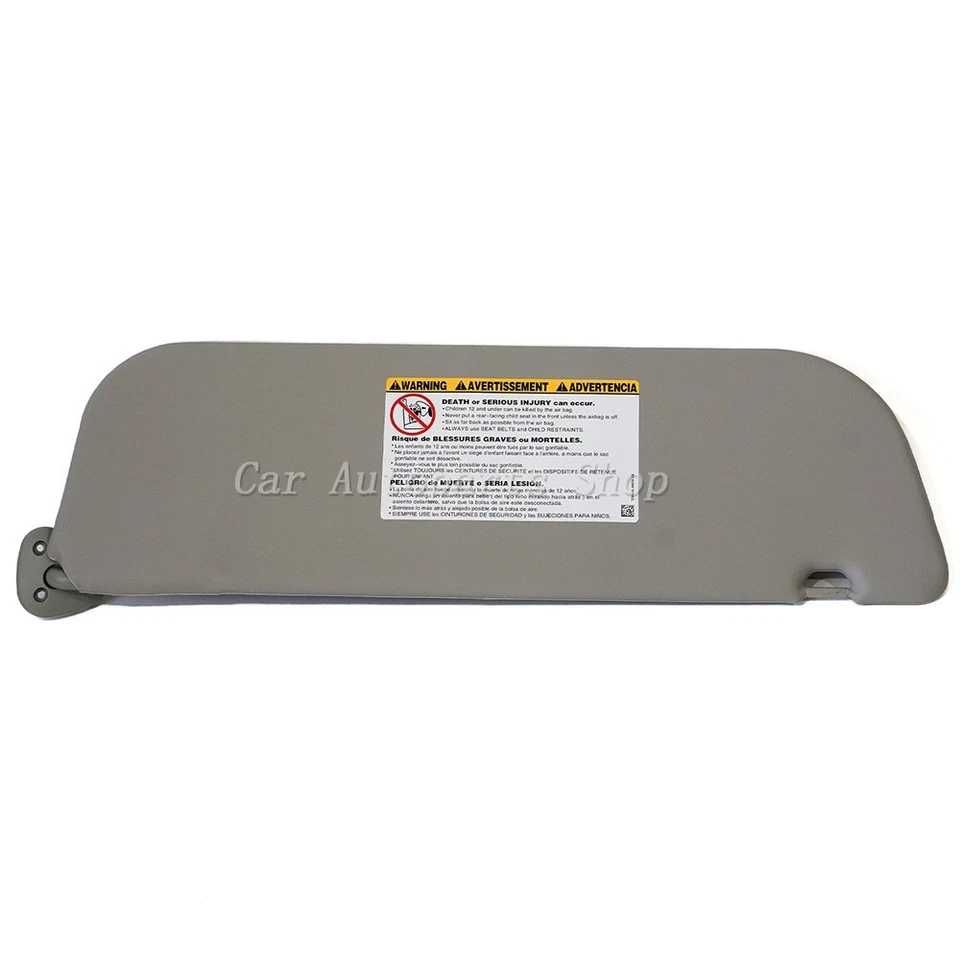 适合福特 E150 E250 E350 Van 2009-14 左驾驶员侧内部遮阳板灰色 — 第 2/4 张图片